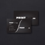 Κάρτες Premium 9 x 5 cm, 400gr Velvet, με πλαστικοποίηση